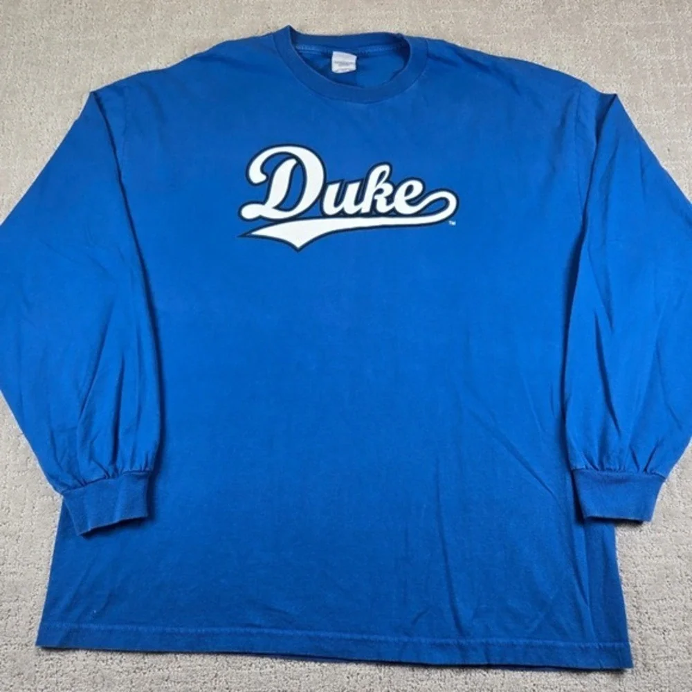 Duke Blue Devils Long Sleeve T-Shirt Mens 2XL NCAA College Basketball‎ #Flagg